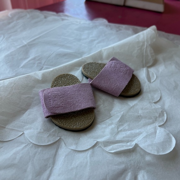 American Girl Black and Purple Sandals - Picture 1 of 6